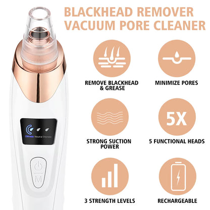 Electric Professional Blackhead Remover Tool Kit