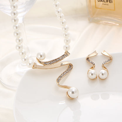 Simulated Pearl Jewelry Sets for Women