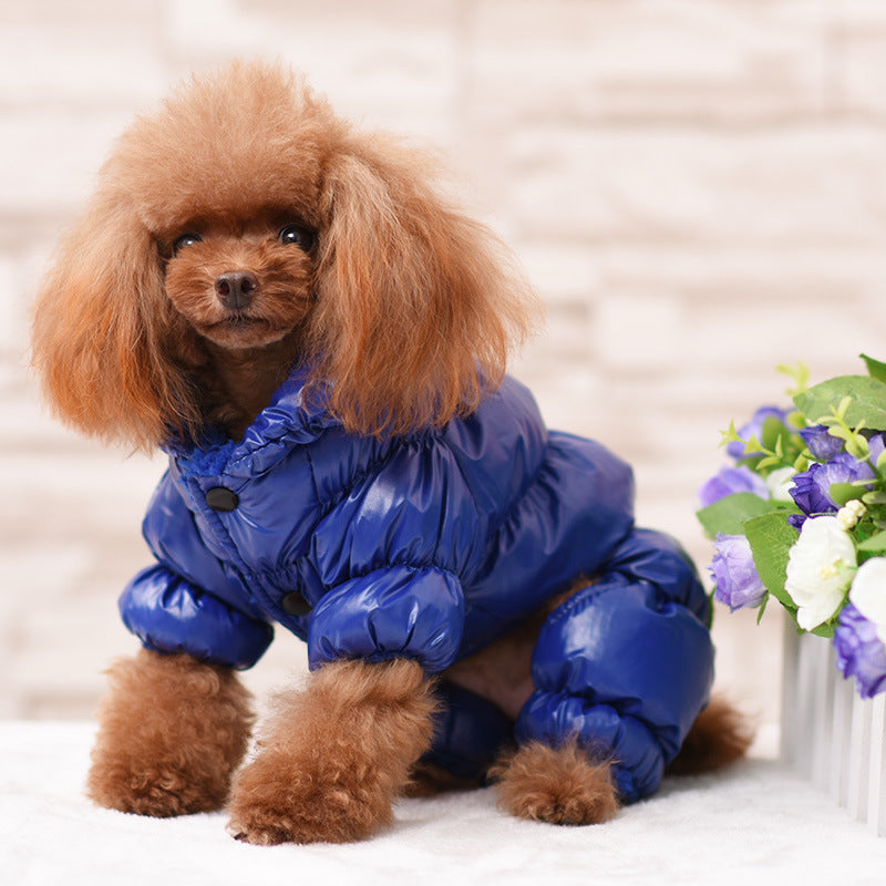 Thicken Solid Color Warm Dog Clothes