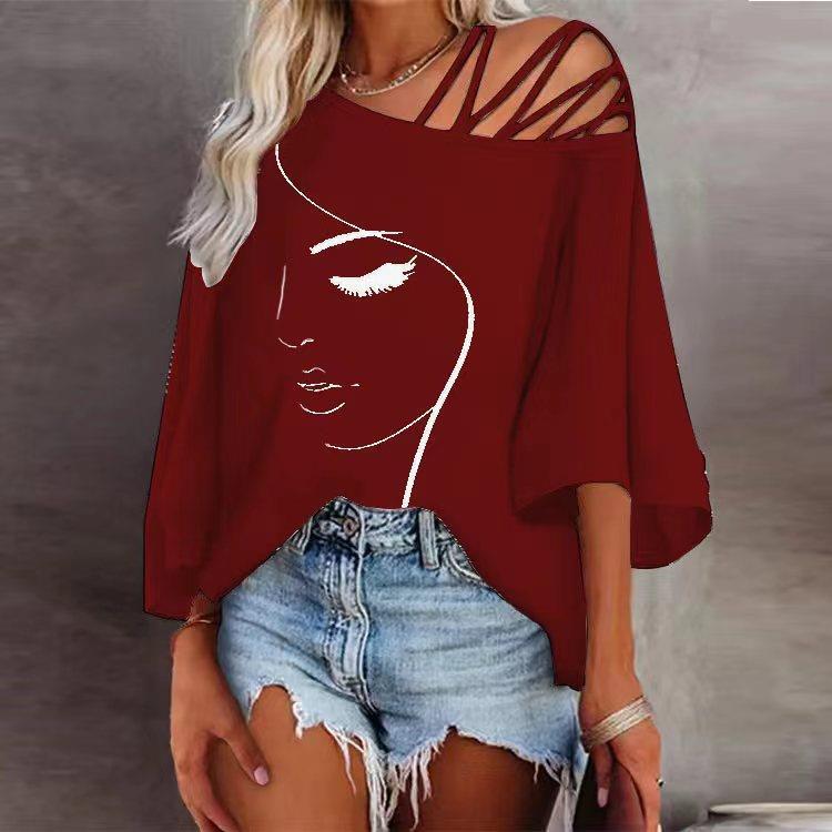 Women’s Casual Stitching Loose Top