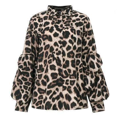 Women Sexy Leopard Print  Tops