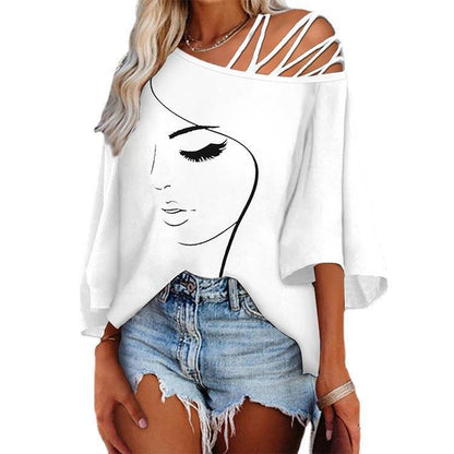 Women’s Casual Stitching Loose Top