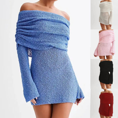 Women's Spring Summer Knitted Dress