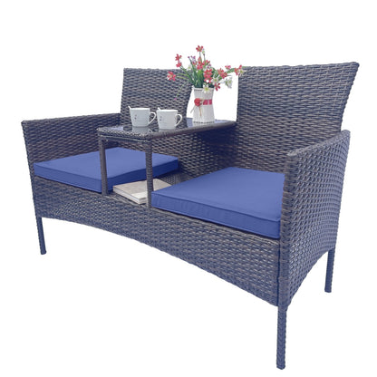 Outdoor Seating with Removable Cushions & Table