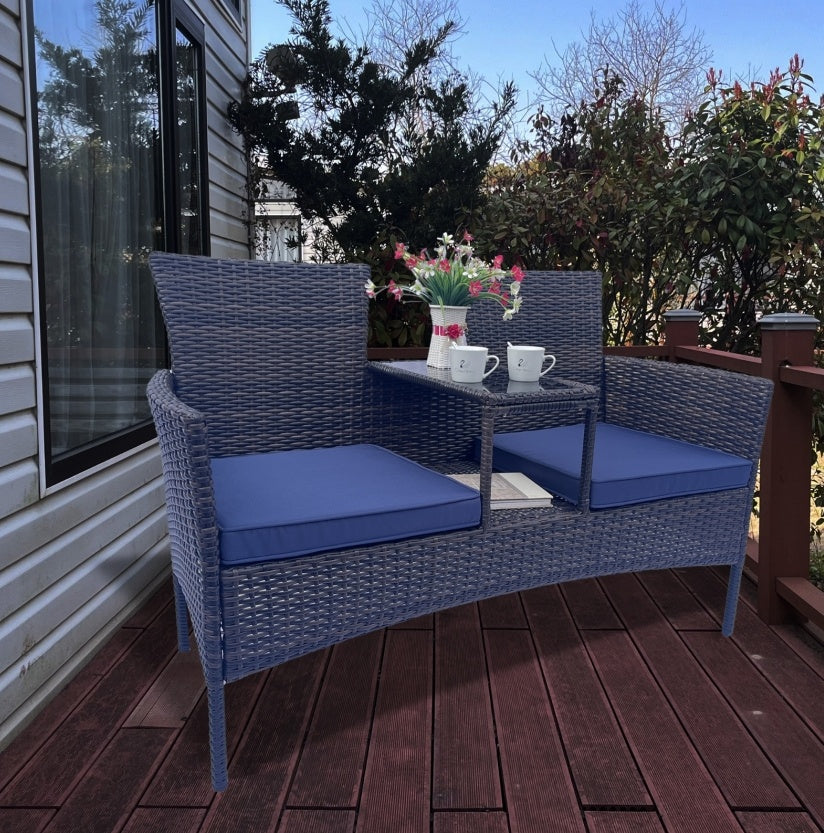 Outdoor Seating with Removable Cushions & Table