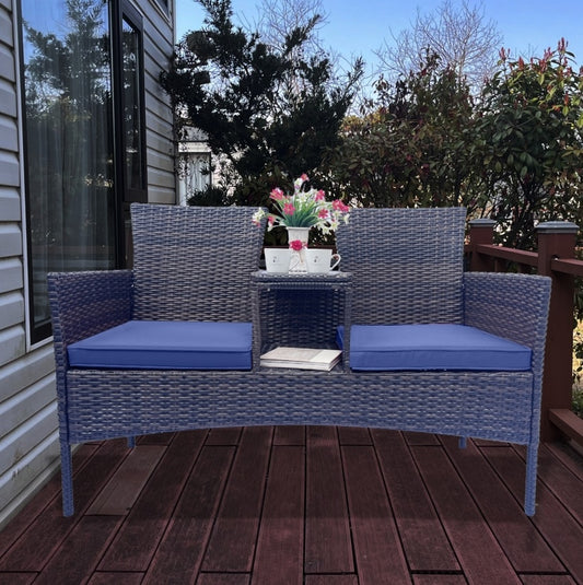 Outdoor Seating with Removable Cushions & Table